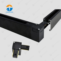 Système d'éclairage sur rail commercial réglable pour plafond suspendu, projecteur linéaire GU10, éclairage sur rail LED pour supermarché