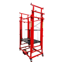 Échelle pliante moderne en acier inoxydable, machine de levage électrique pour échafaudage, roues mobiles, marque Xingyaoda, capacité de charge de 800 kg
