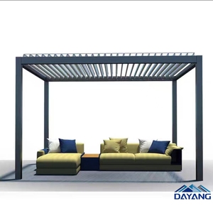 Pérgola Bioclimática de Aluminio <span class=keywords><strong>Airfun</strong></span> con Revestimiento en Polvo Resistente a la Corrosión y a los Rayos UV, Fácil de Montar en Exteriores - Product Image 2