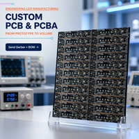 Carte de contrôle électronique PCBA pour l'électronique grand public, assemblage de circuits imprimés personnalisés, fabricant OEM/ODM, approvisionnement en composants SMT/DIP, prototypage et production en série 1 oz