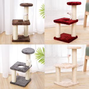 Tour à gratter pour chat de luxe à 3 niveaux avec sisal confortable, personnalisable, du fabricant - Product Image 3