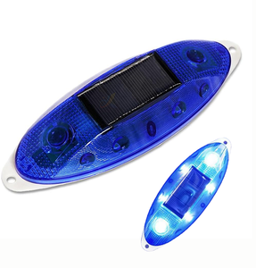 Delineateur de circulation solaire en forme elliptique, clignotant, en plastique, avec réflecteur pour garde-corps - Product Image 3