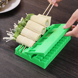 Home Kitchen Barbecue Stringer BBQ Beef Vegetable String Grill Device Box Machine Meat Skewers Kabab <strong>Maker</strong> - Product Image 5