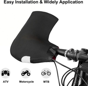 Mitaines <span class=keywords><strong>de</strong></span> guidon <span class=keywords><strong>de</strong></span> vélo mitaines <span class=keywords><strong>de</strong></span> guidon coupe-vent coupe-froid banlieue <span class=keywords><strong>vtt</strong></span> vélo barre plus chaude couvre - Product Image 4