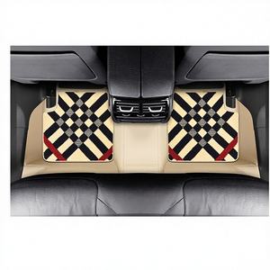 Pour <span class=keywords><strong>Aston</strong></span> Martin DB11, intérieur de luxe, style sport, tapis Ecosport, ensemble complet de 3 pièces, 10 mm d'épaisseur, tapis de sol de voiture toutes saisons - Product Image 1