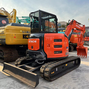 รถขุดมือสอง Hitachi ZX55 ZX60 ZX70 พร้อมยาง รถขุดขนาดเล็ก Hitachi Zx55USR-5A สำหรับขาย - Product Image 1