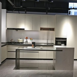 Armoire de cuisine en plastique 	 Armoire de cuisine française 	 <span class=keywords><strong>Film</strong></span> PVC pour armoires de cuisine - Product Image 3