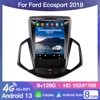 Radio Estéreo para Auto STWEI para Ford Ecosport 2018, Android 13, Reproductor Multimedia de Video, Navegación GPS, Unidad Principal, CarPlay, Pantalla Tesla