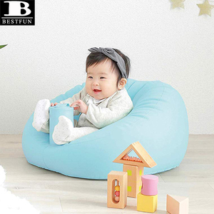 Floccaggio personalizzato in fabbrica sedia gonfiabile per bambini e bambini sedia da bagno da pavimento pieghevole portatile comodo saltare in aria - Product Image 2