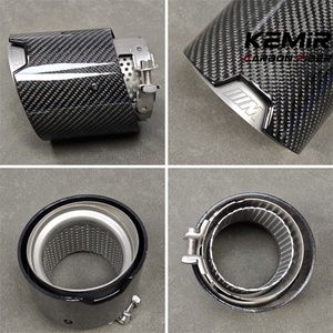 OEM Ersatz <span class=keywords><strong>M</strong></span> Performance Carbonfaser G8X Auspuffendrohr-Set für BMW M2 G87 M3 G80 G81 M4 G82 G83 M5 G90 - Product Image 2
