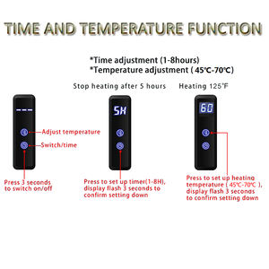 <span class=keywords><strong>Toallero</strong></span> eléctrico inteligente con calefacción, <span class=keywords><strong>toallero</strong></span> eléctrico para baño, <span class=keywords><strong>toallero</strong></span> caliente con estante superior - Product Image 6