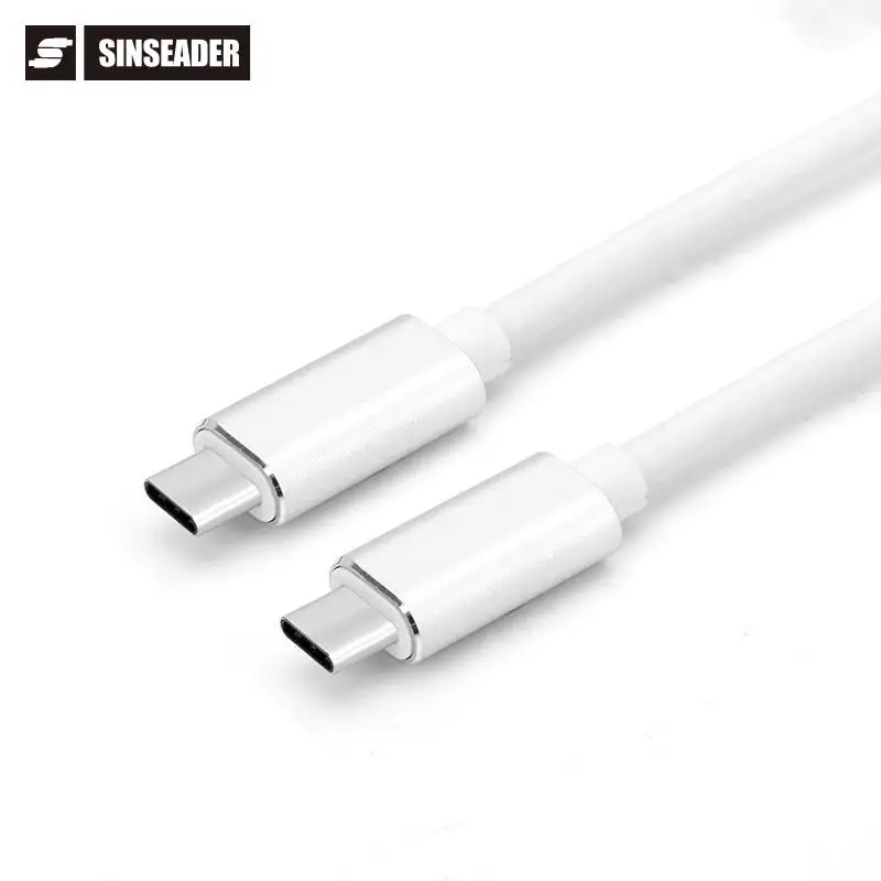 Precio de fábrica cables de carga USB Cable de carga rápida USB color blanco tipo C a cable tipo C