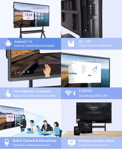 65 inch HD LCD hiển thị trường & cuộc họp kỹ thuật số tương tác phẳng bảng thông minh-Sản phẩm bảng tương tác - Product Image 6