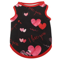 Nouveau Gilet d'été pour Chien, Haute Élasticité, Style Européen et Américain, Imprimé Lettres et Rayures, Vêtements pour Animaux de Compagnie, Chemise, Vente en Gros