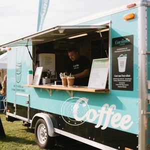 Vendita calda Mobile cucina camion rimorchi cibo Pizza Hamburger gelato Fast Food completamente attrezzata USA Standard carrello cibo Mobile - Product Image 5