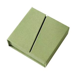 Dubbele Flip Magnetische Biologisch Afbreekbare Luxe Kraft Papier Verjaardagskado Doos Stansen Clamshell Vorm Mat Laminatie Embossing - Product Image 3