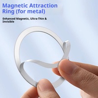 Disque magnétique Magsafe avec adhésif pour support de téléphone portable en fer