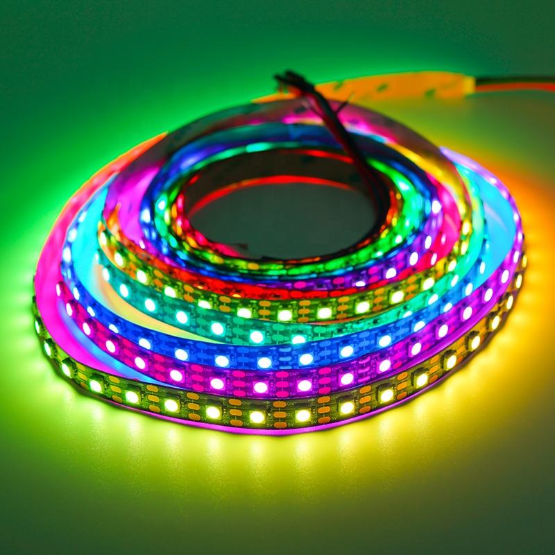 72 LED 5V SK6812 Built-in IC Full Color Programmable SMD 5050 RGB LED Light Strips for Residential Lighting