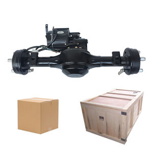 Essieu arrière électrique de 70 cm 800 W avec moteur différentiel 1:28 et frein pour conversion de chariot de plate-forme de tricycle électrique - Product Image 6