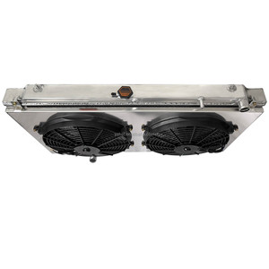 Radiateur entièrement en aluminium pour <span class=keywords><strong>Nissan</strong></span> Patrol/Safari Y61 2.8L/3.0L/4.2L RD28 ZD30 TD42T 4 Cyl 6 Cyl 1997-2009 - Product Image 2