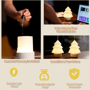 Christmas Tree Essential <b>Oil</b> <b>Diffuser</b> LED Ambient Light Creative Christmas Gift Decoration - Product Image 4