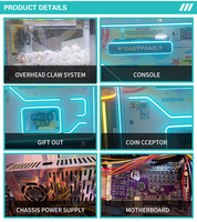 DAEPPANG Fournisseur professionnel de machines à griffes pour jouets, machine à griffes de gros pour attraper les prix, machine distributrice de poupées, alimentation 110/220V, LED