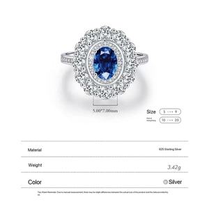 925 Серебряное обручальное кольцо с фианитом - Product Image 3