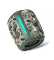 2023 Portable Tissu Bluetooth Haut-Parleur Basse Haute Qualité Fort Avec Lampe D'atmosphère Intelligente LED RGB Lumières CE RoHs FCC