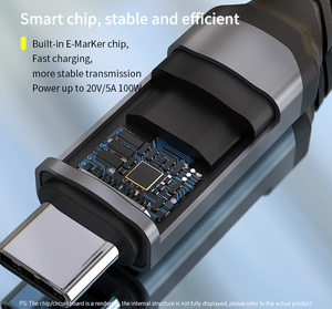 Nhà Máy OEM Nguồn Ưu Đãi Giá Mới Hợp Kim Nhôm Bện Usb 3.1 Bộ Chuyển Đổi Type-C 4K 60Hz Gen2 Usb C Sang Cáp Usb C - Product Image 6