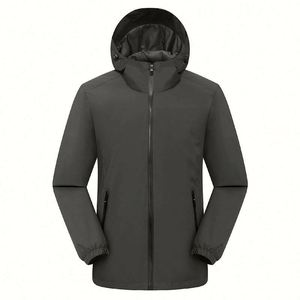 Design Customized Winter Outdoor <b>Jacket</b> for Men Women Breathable Zipper Waterproof Coat with Print Pattern Plus Size Blouson - Product Image 4