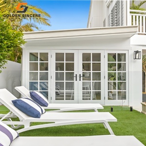 GS Customized Modern Villa Glass <b>Swing</b> Door Aluminum <b>Frame</b> - Product Image 4