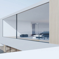 Ventana Corredera Horizontal Moderna de Aleación de Aluminio EBON TKZC150-14 con Doble Vidrio, Aislamiento Térmico y Ahorro de Energía para Uso en Cocina