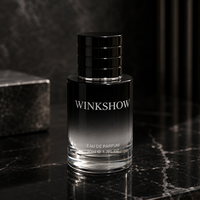 Eau de Cologne pour Homme Dark Leather Vetiver Private Label Shadow Black Cylinder 50ml, Parfum Longue Durée