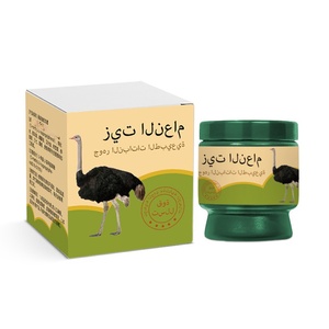 Crema Energética de Aceite de Avestruz y Emú para Masaje Corporal, Alivio del Dolor de Hombros/Cuello/Cintura/Piernas/Articulaciones, 75 ml, Envase Verde, Diseño de Avestruz, Guangdong - Product Image 5