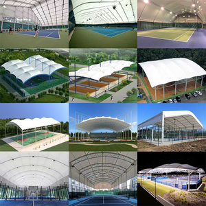 หลังคาเมมเบรน PVDF ทนทาน กันน้ำ สำหรับโครงสร้างสนามกีฬา สนามฟุตบอล สนามบาสเกตบอล - Product Image 6