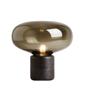 Lampe de table en marbre rechargeable sans fil, lampe de chevet avec abat-jour en lin, lumière de nuit à intensité variable tactile USB C pour la chambre à coucher, le salon, la décoration - Product Image 6