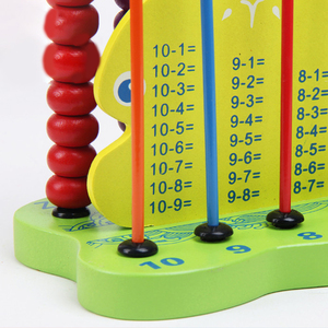 Fabricant offre spéciale de comptage en bois boulier jouets éducatifs en bois bon marché en Gros de manipulation mathématique jo - Product Image 4