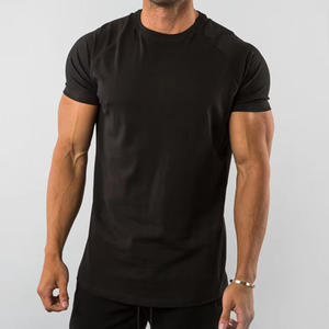 Camiseta Deportiva al por Mayor de Poliéster 94% Algodón 6% Elastano, Ropa de Gimnasio, Prenda Deportiva Lisa, Camiseta Masculina - Product Image 5