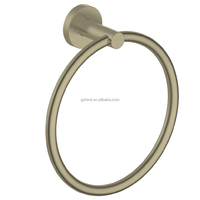 Porte-serviettes mural Watersino moderne en acier inoxydable nickel brossé pour hôtels et chambres