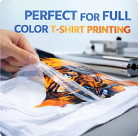 Film de protection UV DTF pour presse à chaud, pour transfert par sublimation DTF |   Papier de démoulage non-siliconeux en PET pour textiles de haute qualité