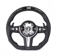 Volant personnalisé adapté aux BMW F1 M3 M4 M5 M6 F10 F15 F20 F22 F25 F30 F31 F32 F36 F80 F81 E70 E71 E90 E91 X1 X3 X4 X5 M Sport