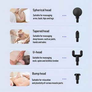 Personalizzazione veloce pistola per massaggio a vibrazione portatile di alta qualità intelligente e personalizzata per il rilassamento del corpo Mini pistola per massaggi - Product Image 2