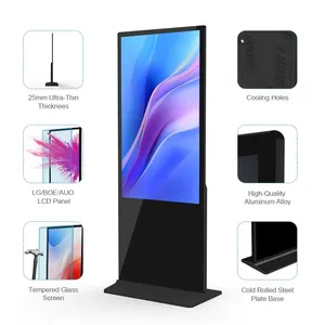 50 inch 4K đứng một mình kiosk Totem media player đa màn hình tương tác LCD quảng cáo CMS kỹ thuật số biển - Product Image 2