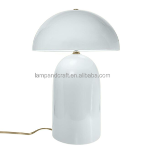 Brown Metal Mushroom Table Lamp for Hotel Guestroom Living Room Bedroom Room Office Home Lighting Decoration - Product Image 6