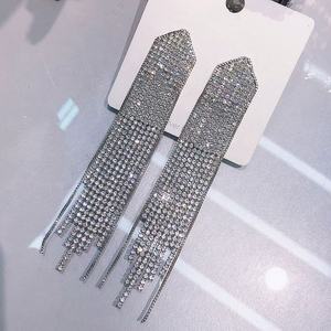 ต่างหูระย้าประดับคริสตัลวิบวับ สไตล์ยุโรปอเมริกัน แฟชั่นยอดนิยมบนอินเทอร์เน็ต  สไตล์ญี่ปุ่นเกาหลี - Product Image 5