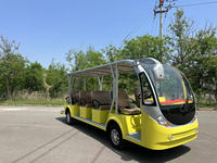 Autobús Eléctrico Profesional de Lujo para 14 Pasajeros, Moderno, para Transporte Turístico, Velocidad de 45 km/h, Autonomía de 80-100 KM