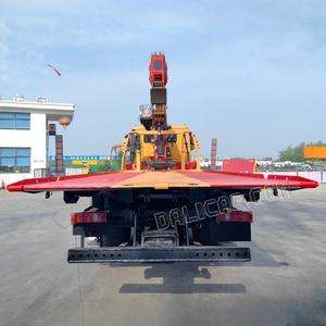 HOWO 4x2 piattaforma di carro attrezzi 10 tonnellate idraulico carro attrezzi ruote sollevamento braccio dritto gru per carro attrezzi - Product Image 6