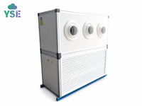 Unité de traitement d'air à jet longue portée de type vertical pour la ventilation des ateliers industriels, gymnases et stades