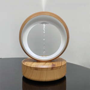 Escritorio eléctrico 680ml LED atmósfera luz ultrasónica niebla fría levitando gota de agua inteligente antigravedad humidificadores de aire - Product Image 2