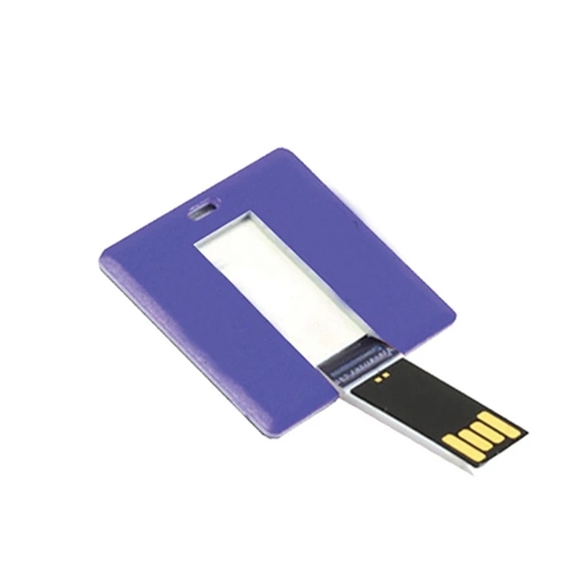 Hot Selling Plastic Small Sized Usb Flash Drive Credit Card Shape Wedding Gift
